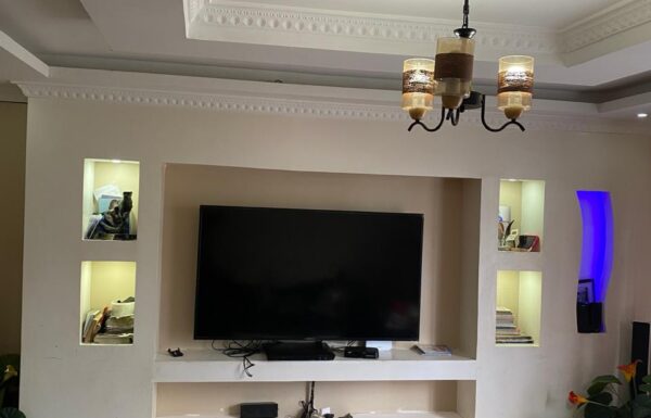 Lounge area in 3 bedroom apartment for sale on Mombasa Road Nairobi