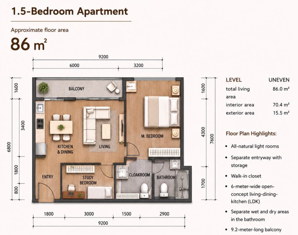 stellar-bay-1-5-bedroom-apartment-floor-plan-86sqm
