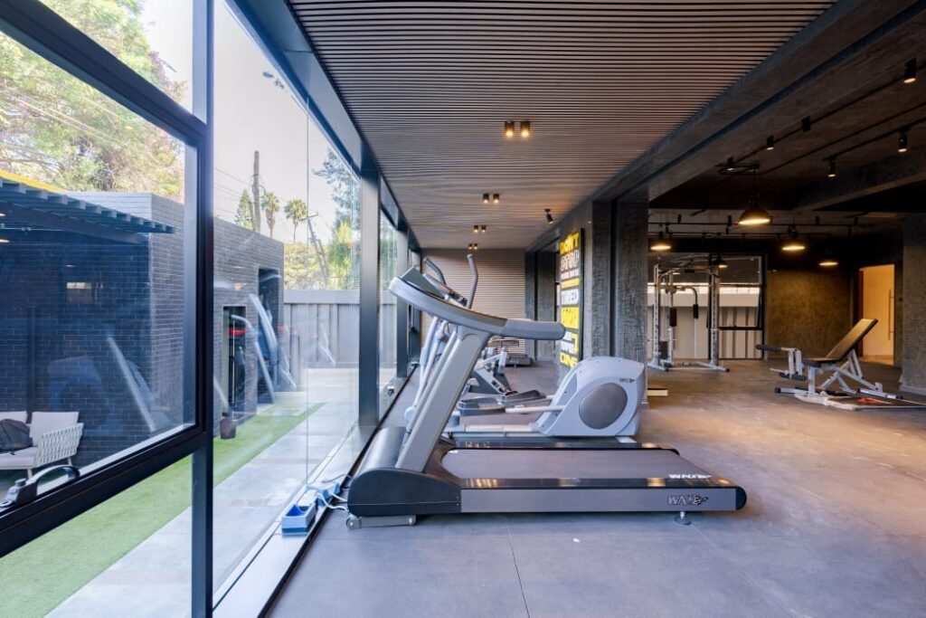Equipped-gym