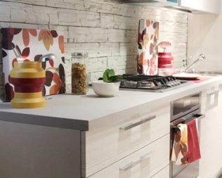 Fully fitted L-shaped modern kitchen with granite countertops at Gitanga Duplexes Lavington