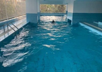 Covered indoor swimming pool area for residents at Urban Oasis Lavington